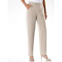 Lady Jerseyhose , Damen, Gr. 54, Normalgrößen, beige (sesam), 95% Polyester, 5% Elasthan, unifarben, Hosen Jerseyhose