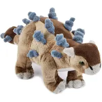 Myenergi Zappi Co Plüsch-Kuscheltier für Kinder - Teil der Safari-Tiere-Kollektion, perfekt für Kinder (32cm Tiefe) (Ankylosaurus Dinosaurier)