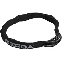 Gerda - Fahrradschloss "Contra Combo" PP5741 (Einheitsgröße) (Schwarz)
