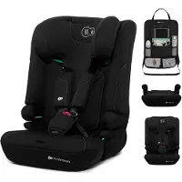 Kinderkraft I-COMFY Autokindersitz 3-in-1 i-Size, 76-150 cm, R129, EASY GROW, H-GUARD, SPS, 10 Neigungspositionen, Rosa, mit Auto-Organizer