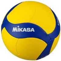 MIKASA - "V360W" Volleyball, Logo PP7729 (5) (Blau/Gelb)