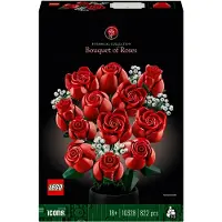 LEGO Icons 10328 Rosenstrauß-Dekoratives Geschenkset 822 Teile 31 cm Klocki