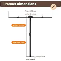StarTech.com LED-Schreibtischlampe - Modell Mit Standfuß - Ultrahell - Hohe Farbwiedergabe - Augenschutz - Touch-Dimmung - Leselampe