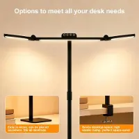 StarTech.com LED Schreibtischlampe - Klemmleuchte - Hoher CRI - Augenschutz - Touch-Dimmung - 100–240 V EU-Stecker