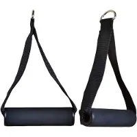 Benza Ibenzoa Trainingsset für Bizeps & Trizeps – 2 Griffe + Kabel, ABS-Kern, hochdichte Nylonriemen, D-Haken aus Nickel-Eisen, gepolsterte Griffe für Kabelzug