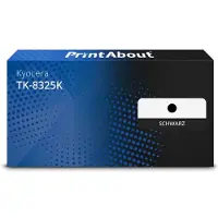 PrintAbout Toner kompatibel mit Kyocera TK-8325K - Schwarz