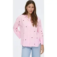 ONLY Hemdbluse "ONLNEW LINA GRACE LS EMB SHIRT NOOS WVN"