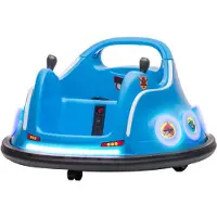 AIYAPLAY 12V Kinder Autoscooter mit 2,4 G Fernbedienung, Elektro Bumper Blau