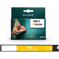 Evoke -Kompatible Patrone für den HP 980 Y D8J09A, gelb, 110 ml, kompatibel mit OJ Enterprise X555 MFP X585