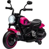 HOMCOM Kinder Elektro-Motorrad Kindermotorrad 6V Kinderfahrzeug für 1,5-3 Jahre
