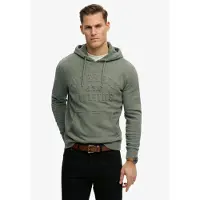 Superdry Kapuzensweatshirt "ATHLETIC EMBOSS RELAXED HOOD", aus Baumwolle und angerauter Sweatware, Relaxed Fit
