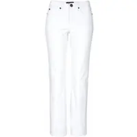 Arizona Gerade Jeans "Comfort-Fit", Damen, Gr. 21, K + L Gr, weiß, Jeans, Obermaterial: 98% Baumwolle, 2% Elasthan, Basic, normal lang, Jeans Gerade Jeans, High Waist
