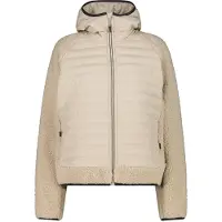 CMP Woman Jacket Hybrid Fix Hood Kaki Kaki 40