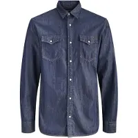 Jack & Jones Langarmhemd "JJESHERIDAN SHIRT L/S NOOS" mit angesetzter Brusttasche