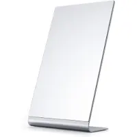 Merkloos Moderner Make-up Spiegel aus Aluminium - 30 cm rechteckig