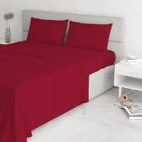 Benza Ibenzoa Satin-Bettwäsche-Set – Polyester-Satin 250×300 + 170×200 mit 25 cm Rundum-Gummizug, 2 Kopfkissenbezüge 52×82 cm mit Innenklappe