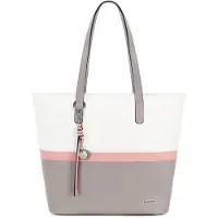 Merkloos Mehrfarbige Shopper Handtasche für Damen