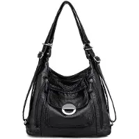 Merkloos Elegante Schultertasche aus Kunstleder für Frauen