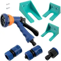 Merkloos Wandaufbewahrung Set für Bewässerung - Inklusive Sprinkler und Montagematerial