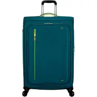 Markenlos Tourister Trolley Cloudrider Spinner Exp. TSA Misty Teal Petrol 77cm