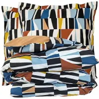 Merkloos Bettwäsche 240 x 220 cm Baumwolle Multicolor 3-teilig