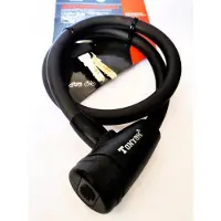 Tonyon TY4511 Spiralschloss Fahrradschloss 65cm Schwarz
