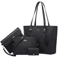Merkloos Elegantes 4-teiliges Handtaschen-Set für Frauen