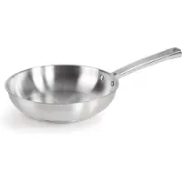 Lacor Edelstahl Bratpfanne 28 cm - Induktionsgeeignet & Hitzebeständig