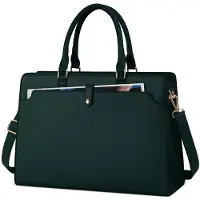 Merkloos Damen Shopper Handtasche für 15,6 Zoll Laptop in Verschiedenen Farben