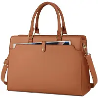 Merkloos Damen Shopper Handtasche mit großer Kapazität 15,6 Zoll