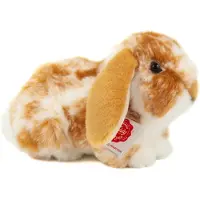 Merkloos Hellbraunes/Weißes Ram Kaninchen Plüschtier 23 cm