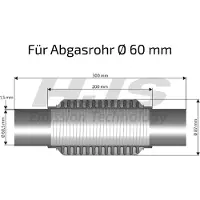 HJS Flexrohr, Abgasanlage 83008406