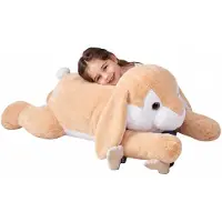 Merkloos Großer Plüschkaninchen-Kuscheltier 78 cm weich und süß