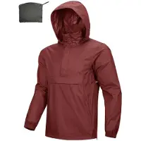 Merkloos Omgoods – Herren Regenjacke mit Kapuze – Leicht und wasserdicht