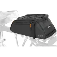 Merkloos 4-in-1 Multifunktionale Fahrradtasche 10L Wasserdicht Reflektierend Schwarz