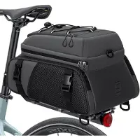 Merkloos 3-in-1 Wasserdichte Fahrradtasche - 15L - Grau - Mit Regenhülle