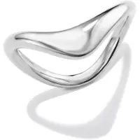 Thomas Sabo Fingerring "Fluid Elegance Ring" Gr. 56, silber (silberfarben), Fingerringe, Damen, 56, Silber 925 (recycelt), Fingerring