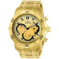 Invicta Pro Diver - SCUBA 22761 Herrenuhr - Quarzwerk - Edelstahl mit goldenem Zifferblatt - 50 mm