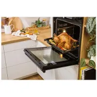 Gorenje Elektro-Herd-Set "Black Set 4", Energieeffizienz: A, schwarz, Herdsets, 300 C Pizzafunktion. Pizza wie aus dem Steinofen, Elektro-Herd-Set