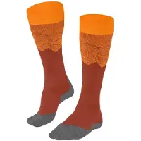 Falke SK4 Advanced Herren Ski Kniestrümpfe, 44-45, Rot, Wolle