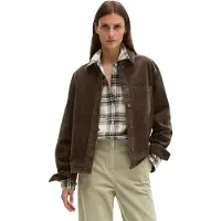 Marc O'Polo Langarmbluse , Damen, Gr. 34, braun (burnt coffee), Cord, Obermaterial: 98% Baumwolle, 2% Elasthan, regular fit normal, Manschette, Blusen Langarmbluse, regular mit lässiger Rillen-Struktur