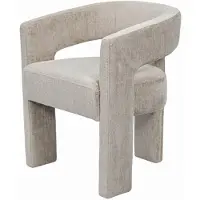 Furnlux Classic FURNLUX Esszimmerstuhl Leith Beige 62cm / Hauptfarbe: Beige / Abmessungen: 62 x 75 x 58