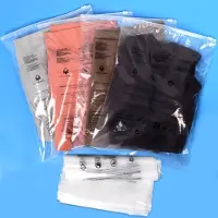 Merkloos Zipper Beutel 200 Stück 30 x 40 cm – transparente Aufbewahrungstasche