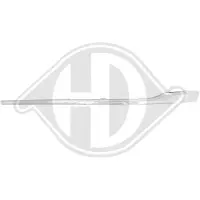 Diederichs Zier-/Schutzleiste, Stoßfänger 2249163 vorne links für VW