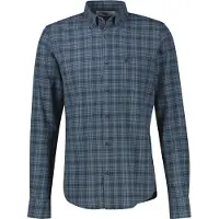 Lerros Karohemd "Herrenhemd aus Baumwolle im zeitlosen Karo-Design", Herren, Gr. XL, Normalgrößen, classic navy, 100% Baumwolle, Hemden Karohemd