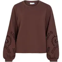 Vila Visandy Rundhals Langärmeliges Sweatshirt