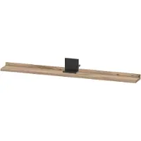 Duravit Sivida Ablage, Halterung Diamantschwarz Matt, 1000x115x35mm, SV74330BD550000, Farbe: Eiche Marmoriert