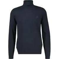 Lerros Rollkragenpullover "Eleganter Strickpullover mit Rollkragen aus reiner Baumwolle", Herren, Gr. XXL, schwarz (classic navy), 100% Baumwolle, ohne Ausschnitt, Pullover Rollkragenpullover