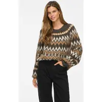 Vila Vibows Rundhals Strickpullover