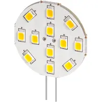 Goobay 21x 30588 LED-Strahler, 2 Watt, weiß - Sockel G4, ersetzt eine 20-Watt-Halogenlampe, warmweiß, nicht dimmbar